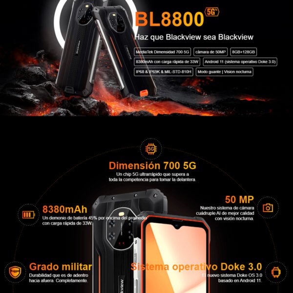 Comprar el nuevo Blackview BL8800 5G al mejor precio: ofertas,  características y especificaciones