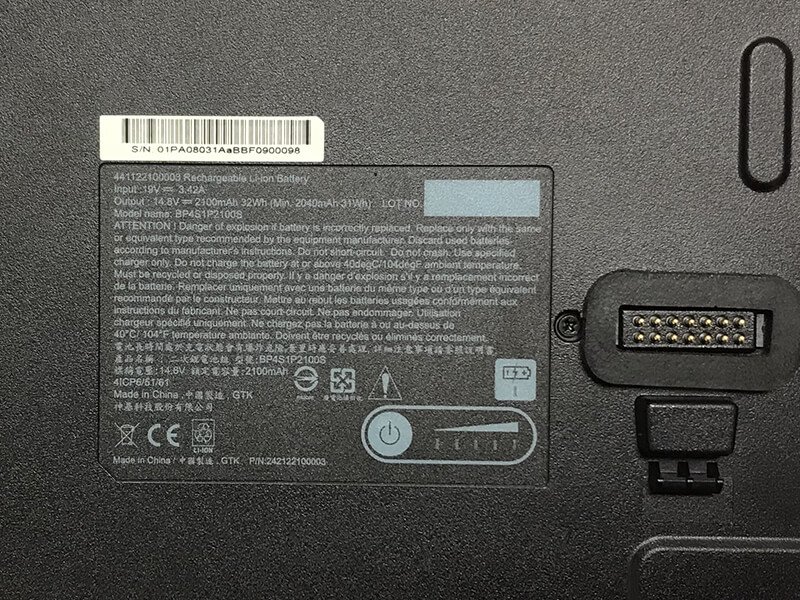 BP3S3P2600 (S) - Batteria nuova originale 7800 mAh per Getac B300 B300X