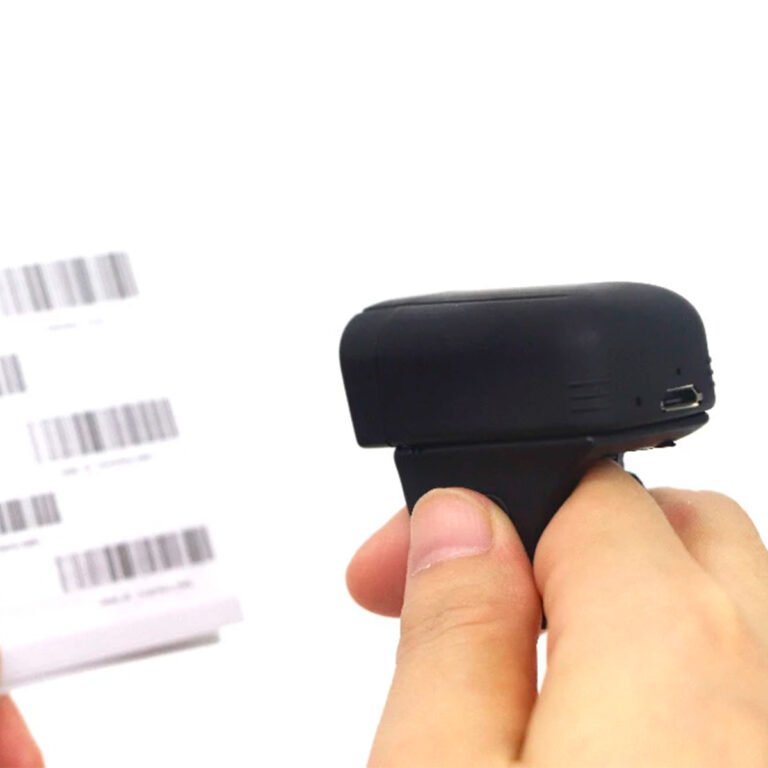 Inateck Lector Codigo Barras Bluetooth,Escaner Codigo De Barras 2D 1D,QR Lector Codigo Barras Con Pantalla Táctil Y Base Inteligente,CMOS+CCD Duales Módulos, Compatible Con App SDK,P8